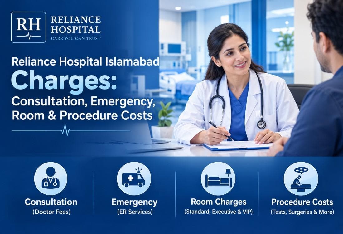 Reliance Hospital Islamabad Charges: Consultation, Emergency, Room & Procedure Costs